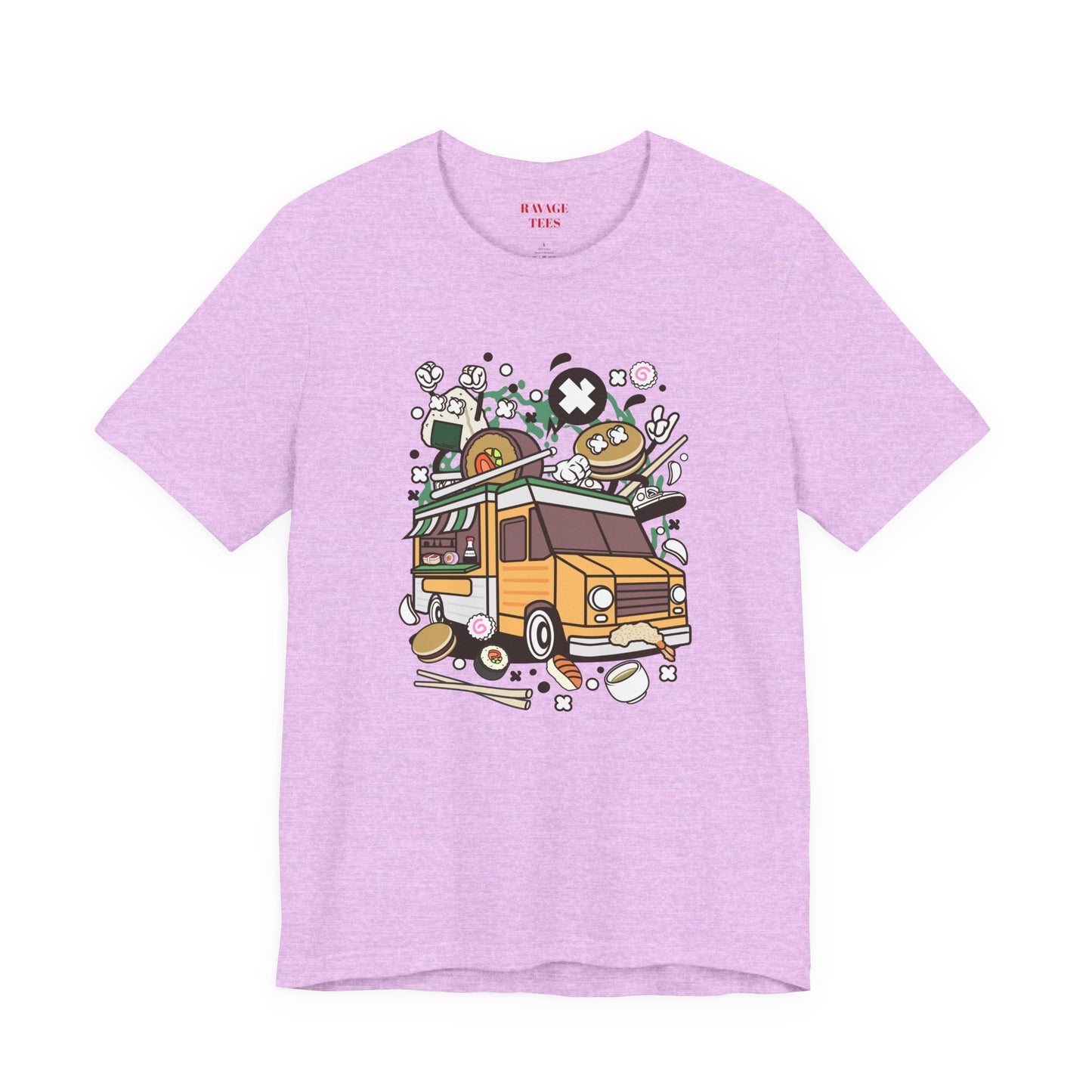 Cute Vintage Street Food Van Tee