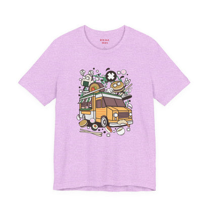 Cute Vintage Street Food Van Tee
