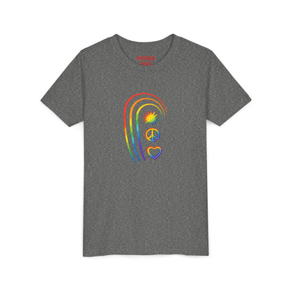 Youth Rainbow Peace & Love Tee