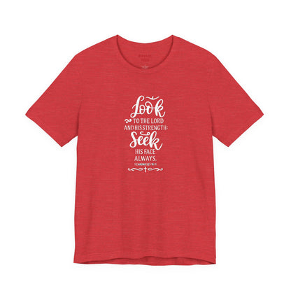 Seek His Guidance Tee: Inspirational Faith Quote Unisex T-Shirt