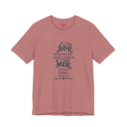 Seek His Guidance Tee: Inspirational Faith Quote Unisex T-Shirt