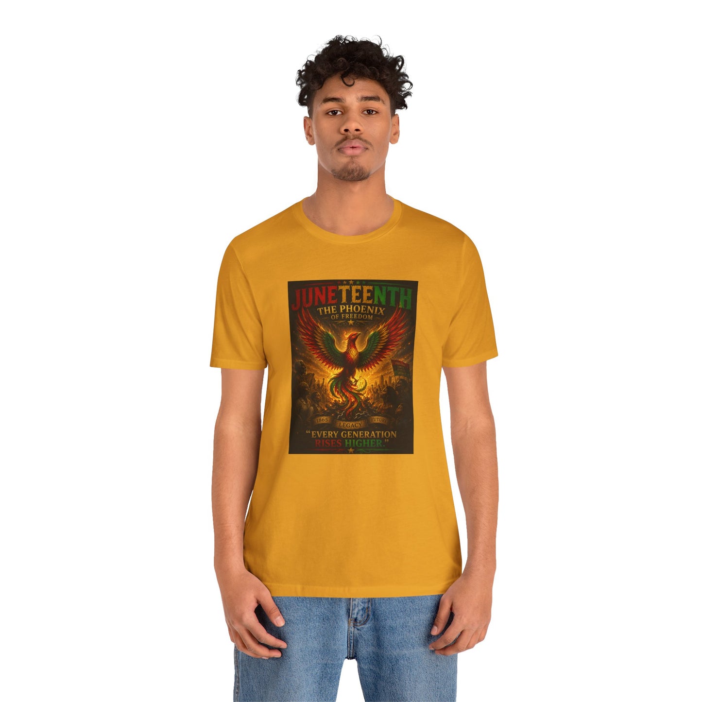 Juneteenth Phoenix Tee — "Every Generation rRises Higher"