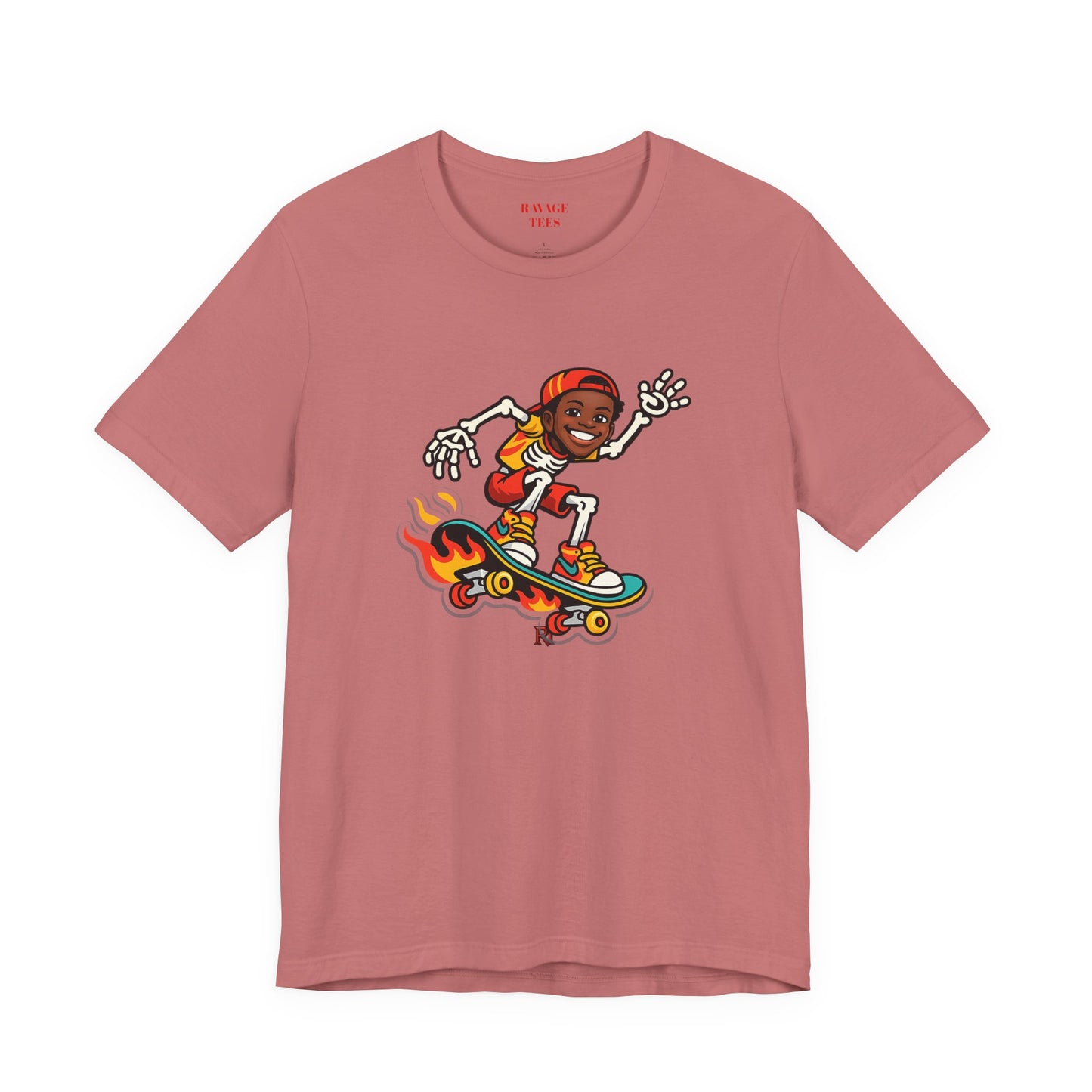 Skateboard Skeleton Tee