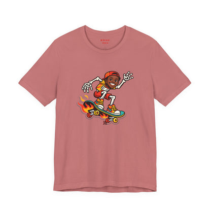 Skateboard Skeleton Tee