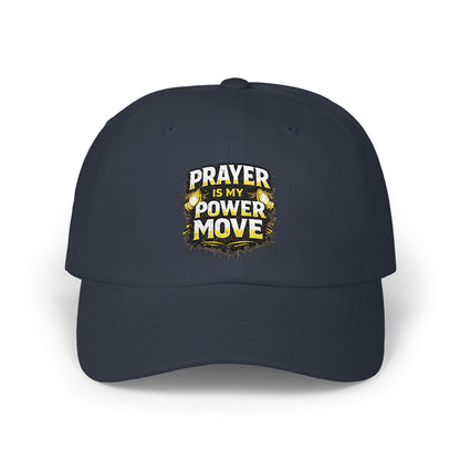 Prayer Is My Power Move Dad Cap — Christian Baseball Hat