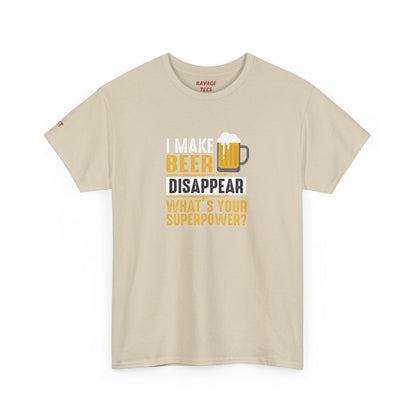 Unisex Beer Superpower Tee | Funny T-Shirt for Beer Lovers