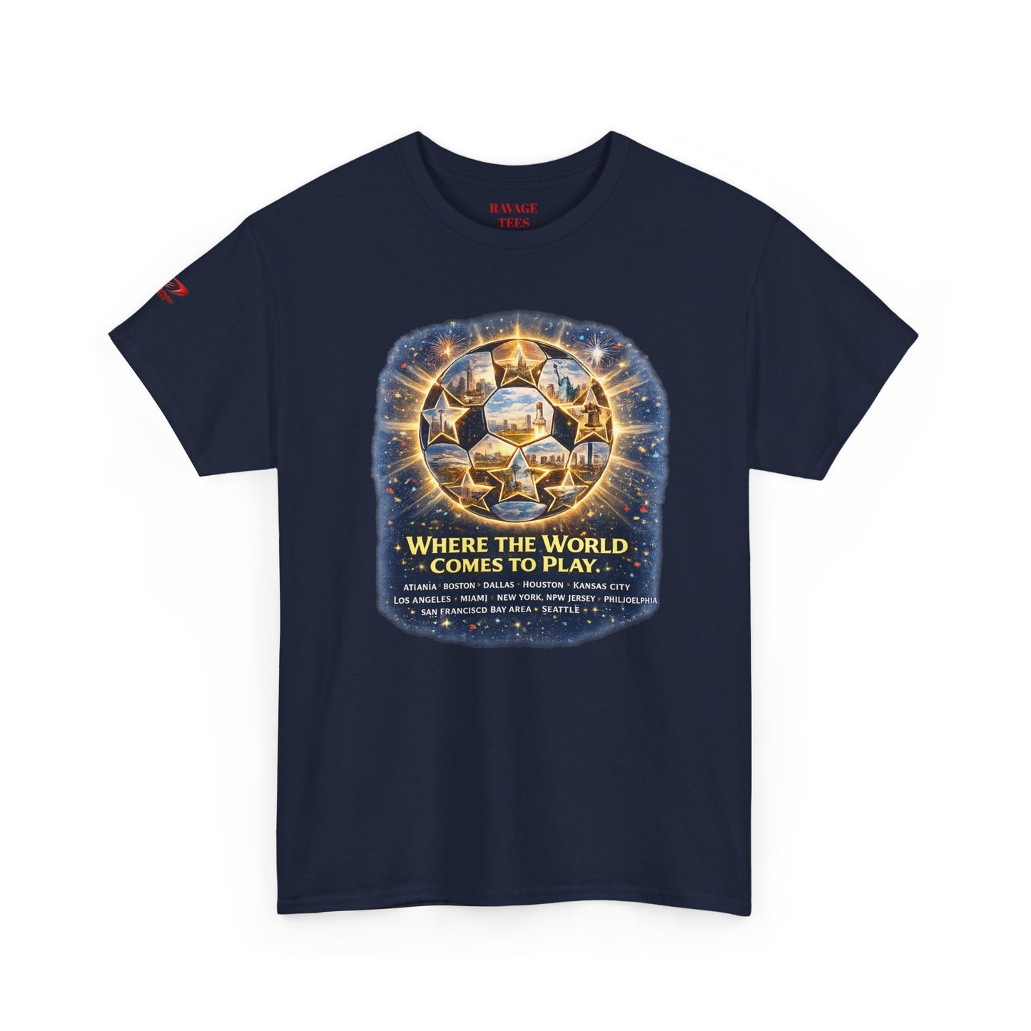 World Cup 2022 T-Shirt — "Where the World Comes to Play"
