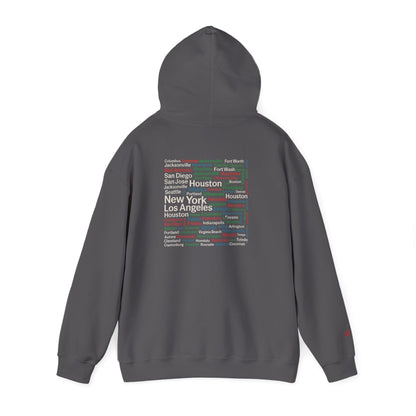 Exploration Hoodie: Unisex Heavy Blend Sweatshirt, Travel Inspiration, Urban Adventure, Gift for Travelers, Cozy Travel Wear