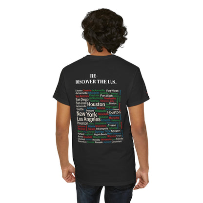 Re-Discover the U.S. Urban Cityscape Tee - Unisex Heavy Cotton Tee