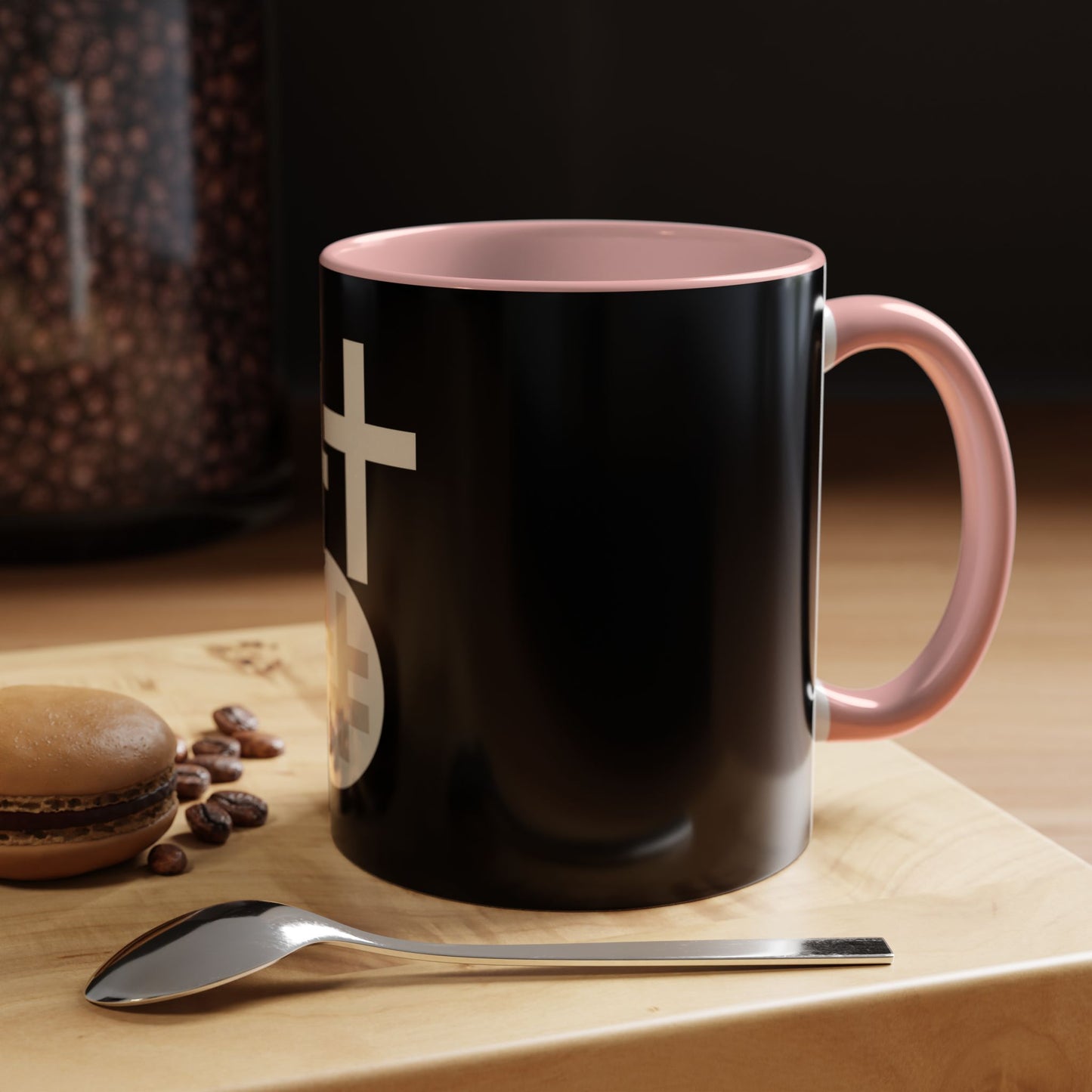 Calvary Cross Accent Coffee Mug