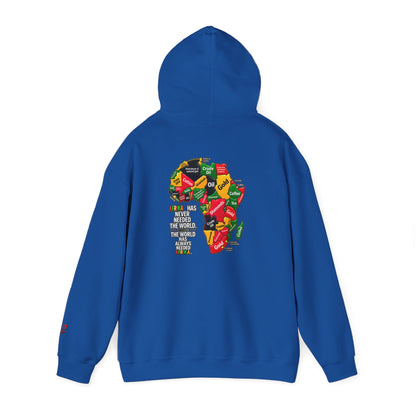 Afrika Map Hoodie – African Pride Pullover Sweatshirt