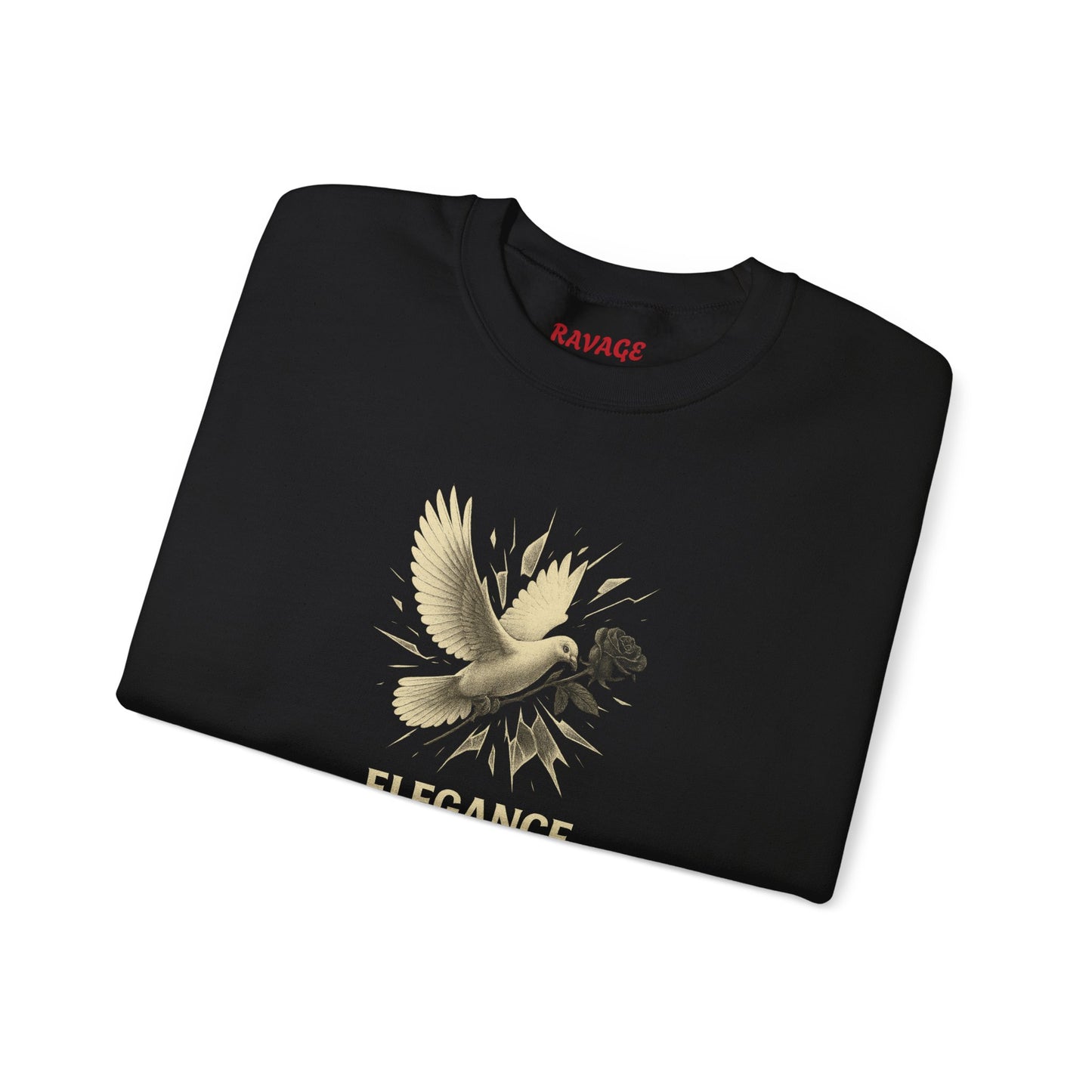 ELEGANCE CARVED IN CHAOS  SWEATSHIRT