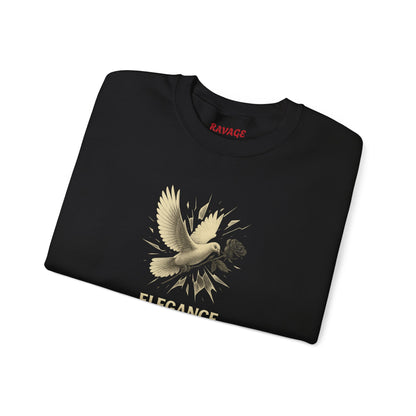 ELEGANCE CARVED IN CHAOS  SWEATSHIRT