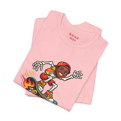 Skateboard Skeleton Tee