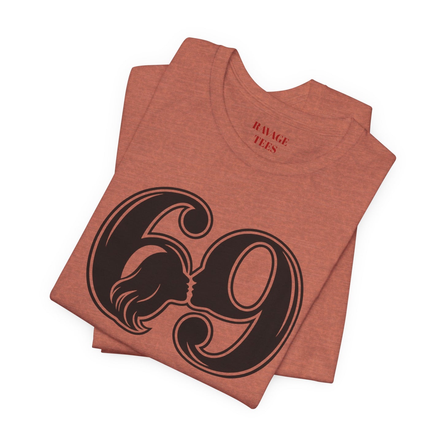 69 Retro Swirl Number Tee
