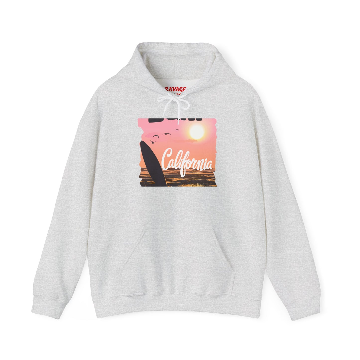 California Sunset Hoodie, Surfing Sweatshirt, Summer Vibes Apparel