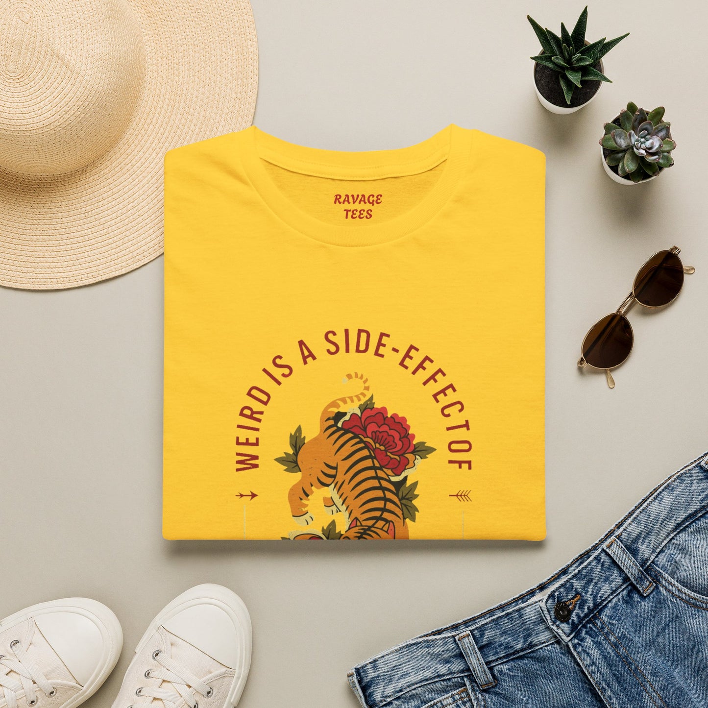 Weird is a Side Effect of Awesome Side Effect Unisex Soft Style T-Shirt