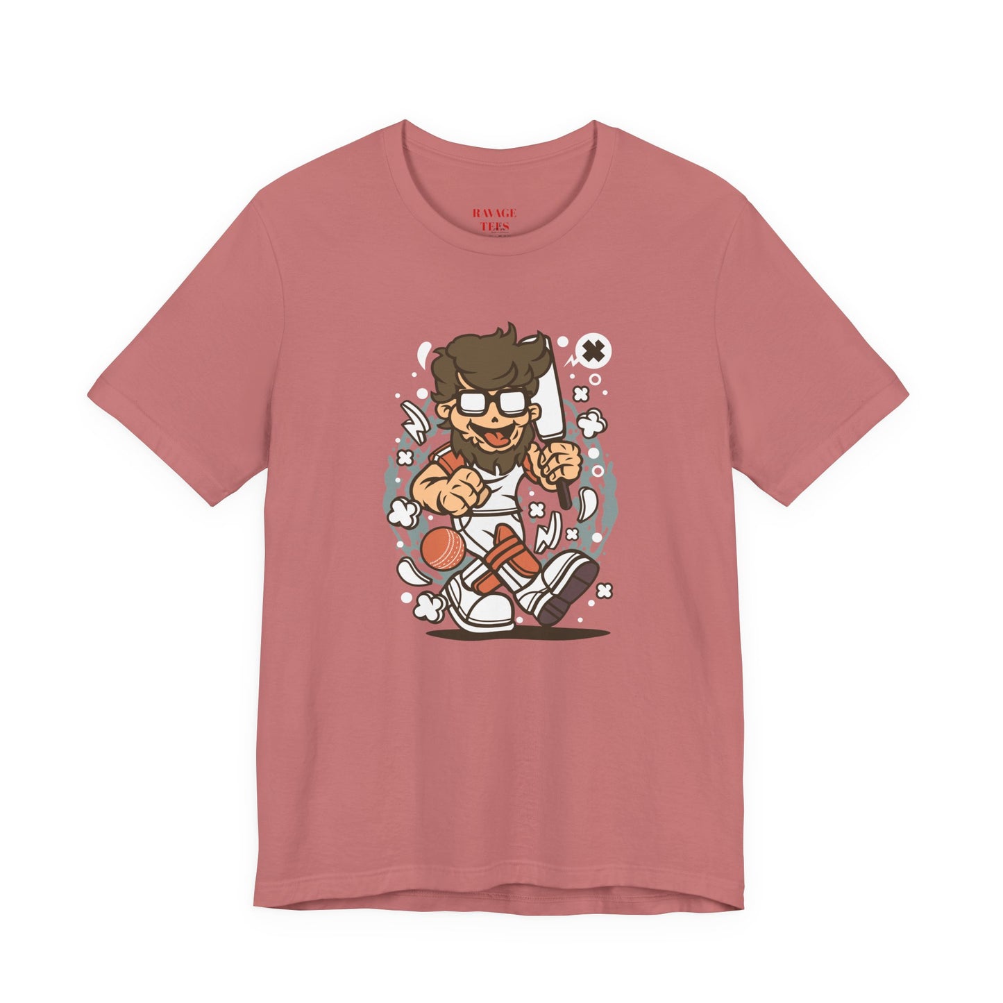 Retro Gamer Cartoon Character Tee