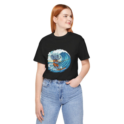 Surfing Elephant Unisex Tee