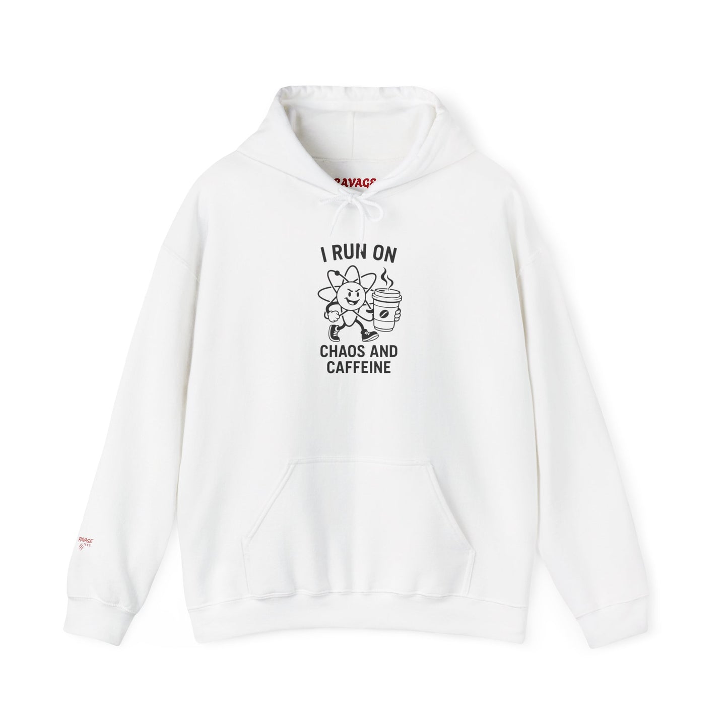 Caffeine Chaos Hoodie - Cozy Unisex Sweatshirt, Ideal for Coffee Lovers, Gift for Friends, Birthday, Relaxation, Casual Wear