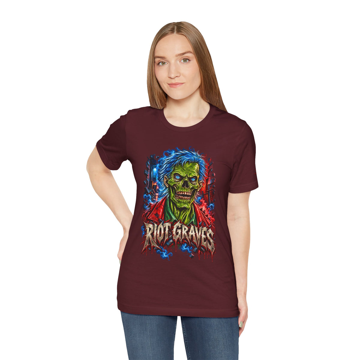 Riot Graves Skull Graphic Tee