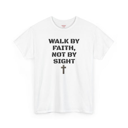Walk by Faith Not by Sight Christian Sweatshirt | Inspirational Unisex Crewneck | Ravage Tees Faith Collection