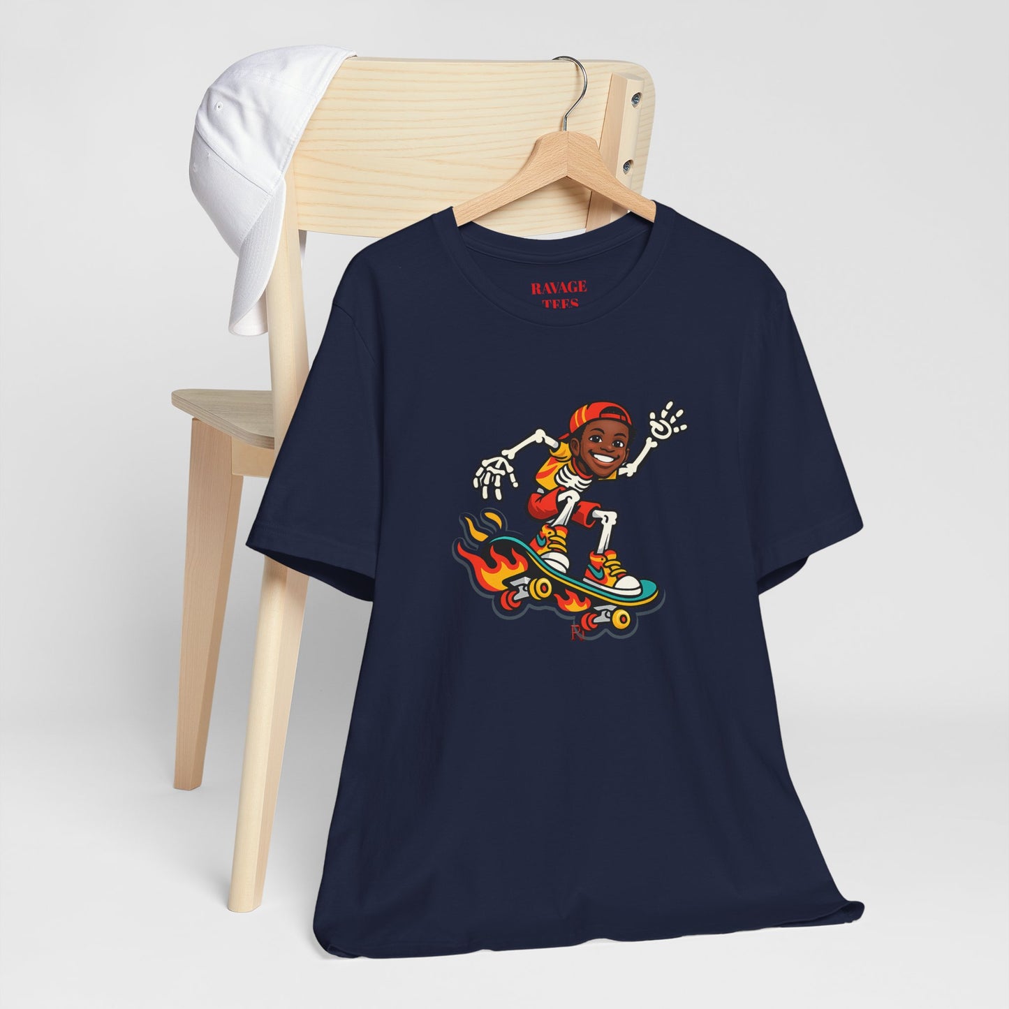 Skateboard Skeleton Tee