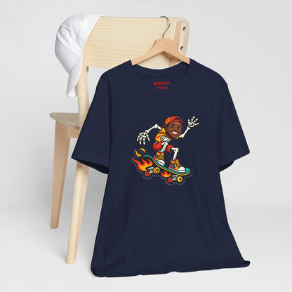 Skateboard Skeleton Tee