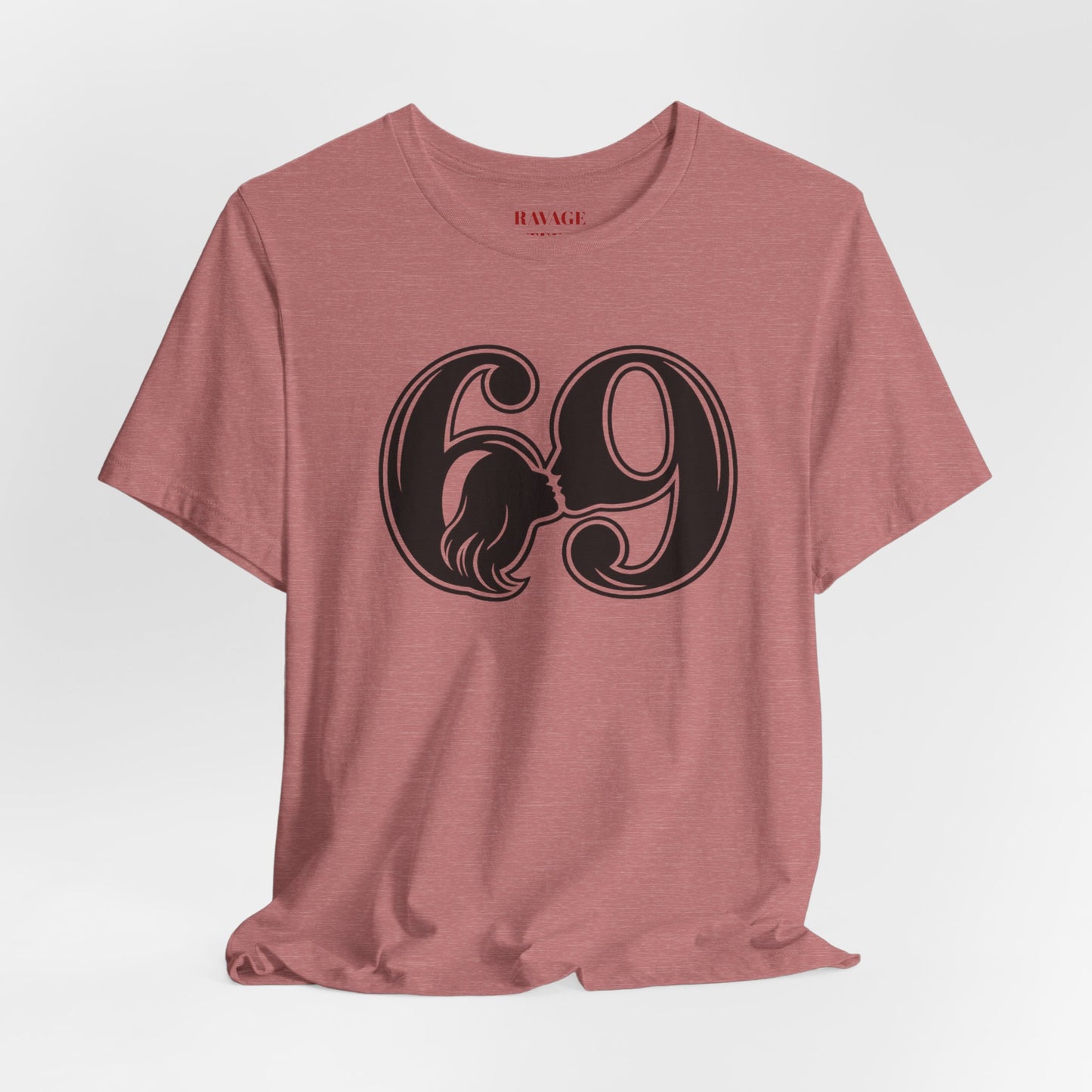 69 Retro Swirl Number Tee