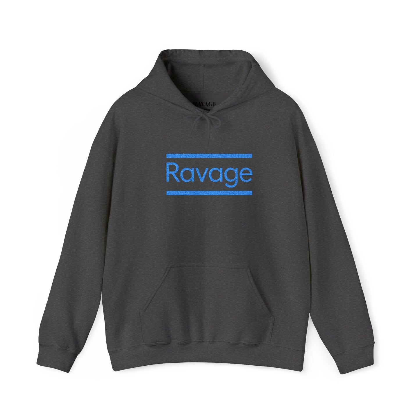 Ravage Blue Embroidered Hoodie