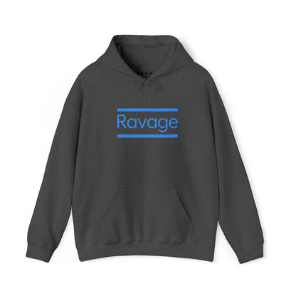 Ravage Blue Embroidered Hoodie