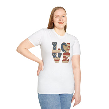 Soft Unisex Freedom & Love Graphic Tee | Gift & Daily Wear
