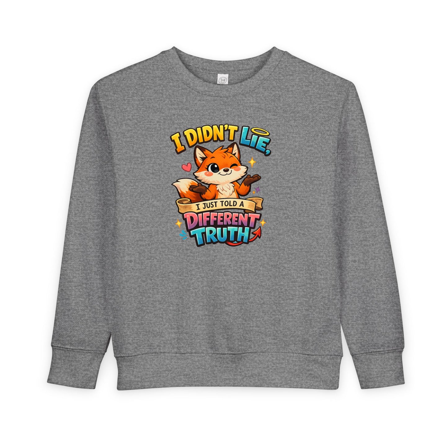 Fox Sweatshirt – Cute “Different Truth”