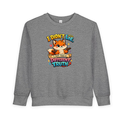 Fox Sweatshirt – Cute “Different Truth”
