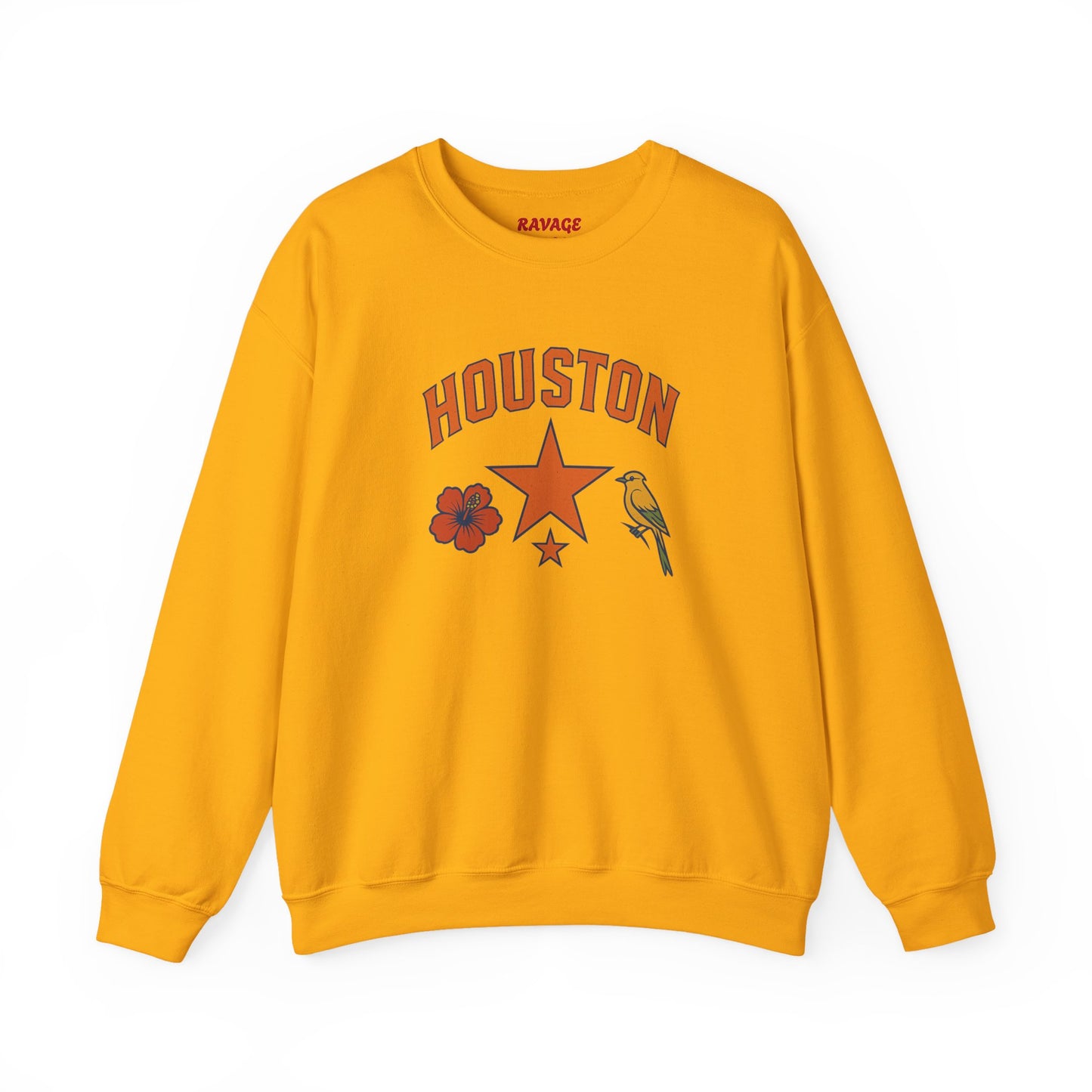 RAVAGE Houston(H-Town) Vibe Unisex Crewneck Sweatshirt