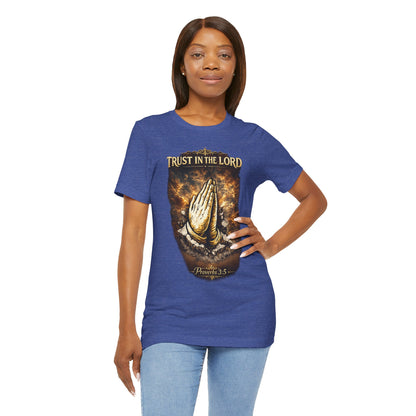 Trust in the Lord Praying Hands Tee (Proverbs 3:5)
