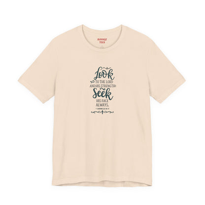 Seek His Guidance Tee: Inspirational Faith Quote Unisex T-Shirt