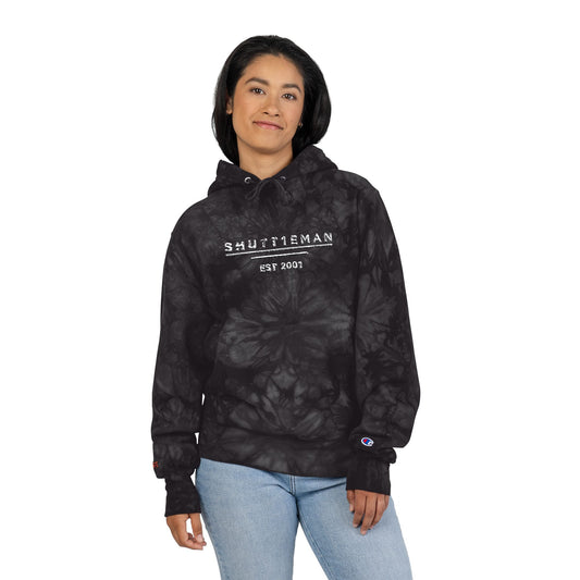 Shutt1eman Embroidered Tie Dye Hoodie