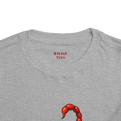 Toddler Tee — 'Backstabber's Express' Scorpion & Frog Funny Kids Shirt