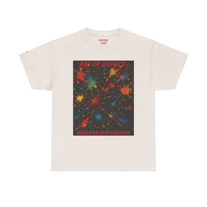 Art of Impact Unisex Heavy Cotton Tee | Bold Graphic T-Shirt, Casual Wear