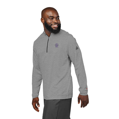 RAVAGE Embroidered Quarter-Zip Pullover — adidas® Performance Golf Top