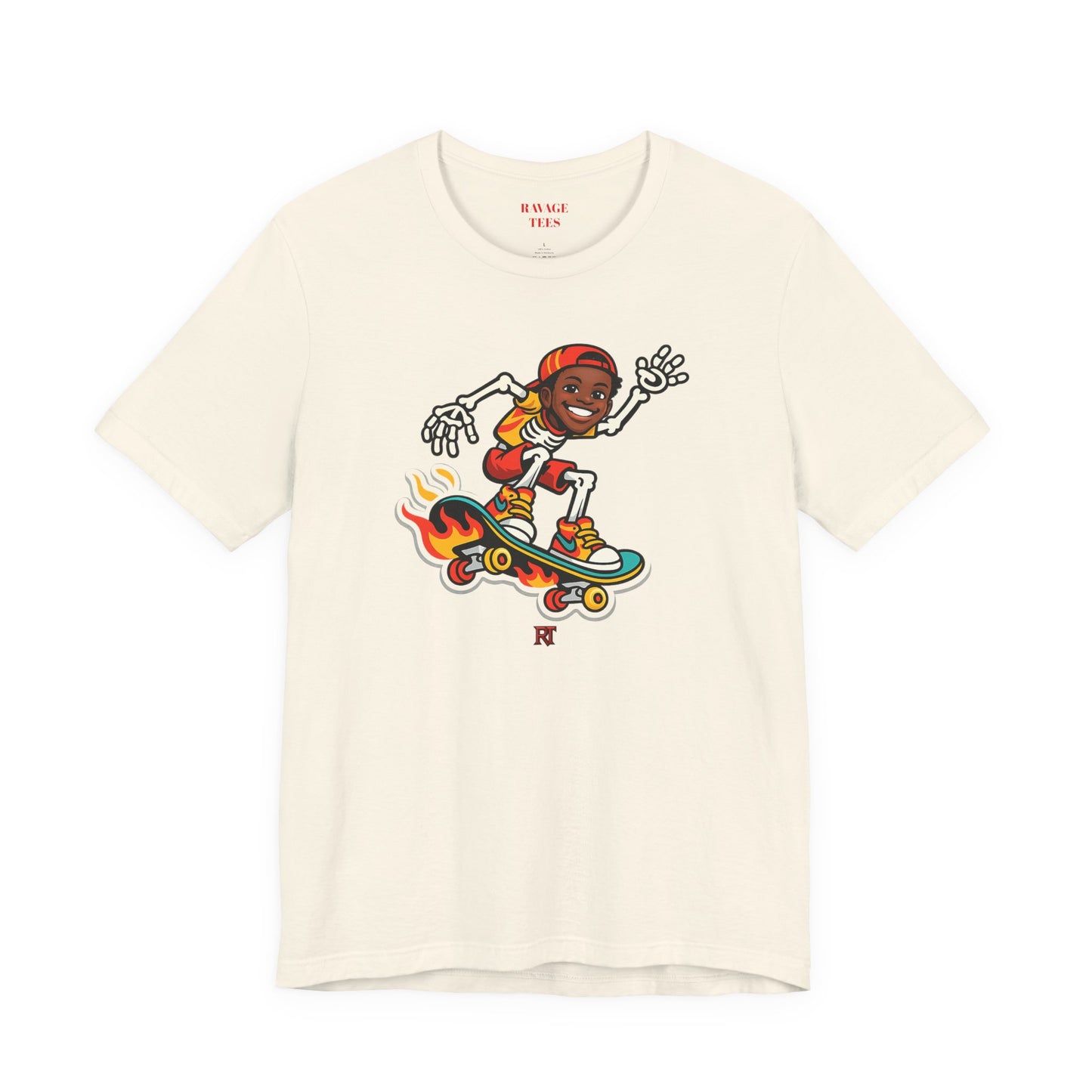 Skateboard Skeleton Tee