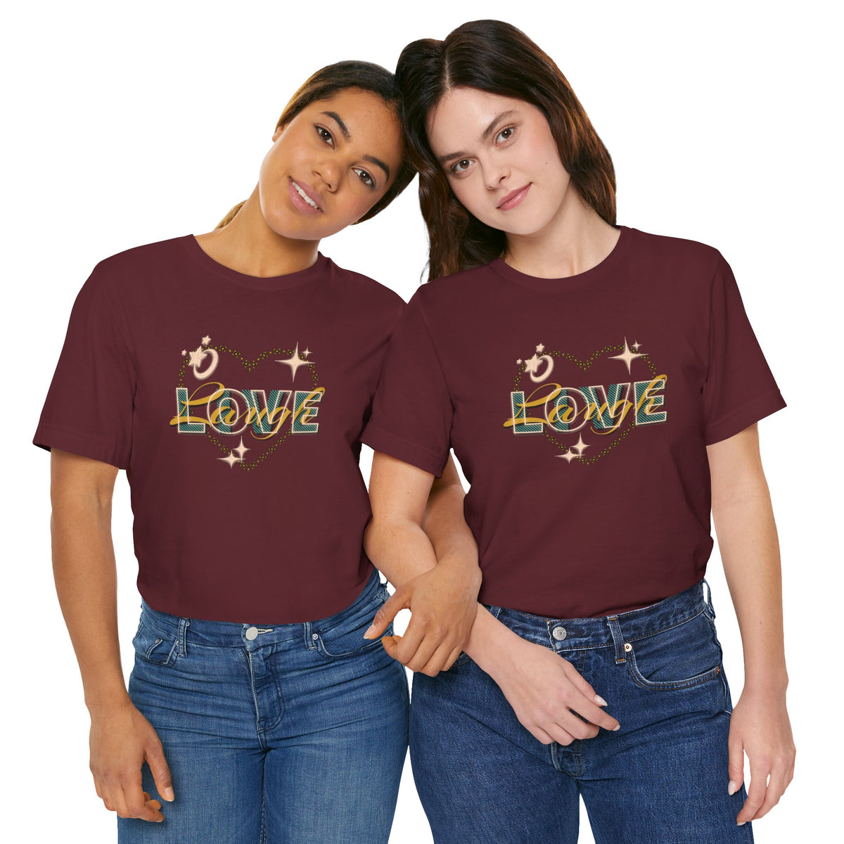 Liv Laugh Love Heart Graphic Tee