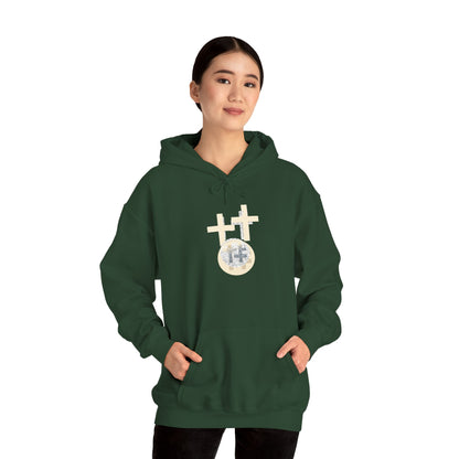 Calvary Cross Unisex Hoodie – Faith-Based Apparel, Christian Symbol Tee, Everyday Casual Wear, Inspirational Gift