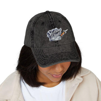 Vintage Embroidered Cap — 'Southern Nights'
