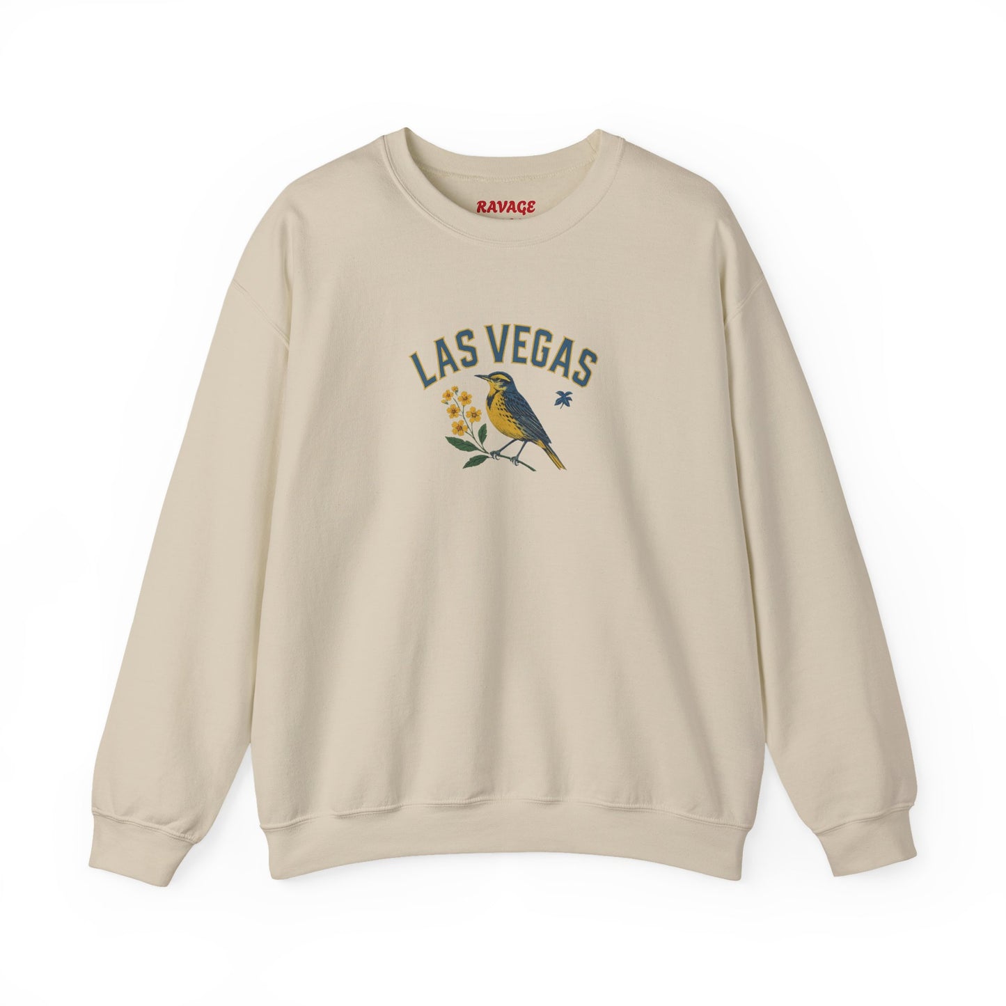 RAVAGE Las Vegas Vibe Unisex Crewneck Sweatshirt-Cozy Street wear