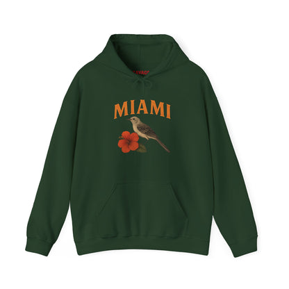 MIAMI THE 305 Unisex Hoodie – Cozy Sweatshirt, Casual Travel Souvenir, Relaxed Streetwear Gift for Nature & City Lovers