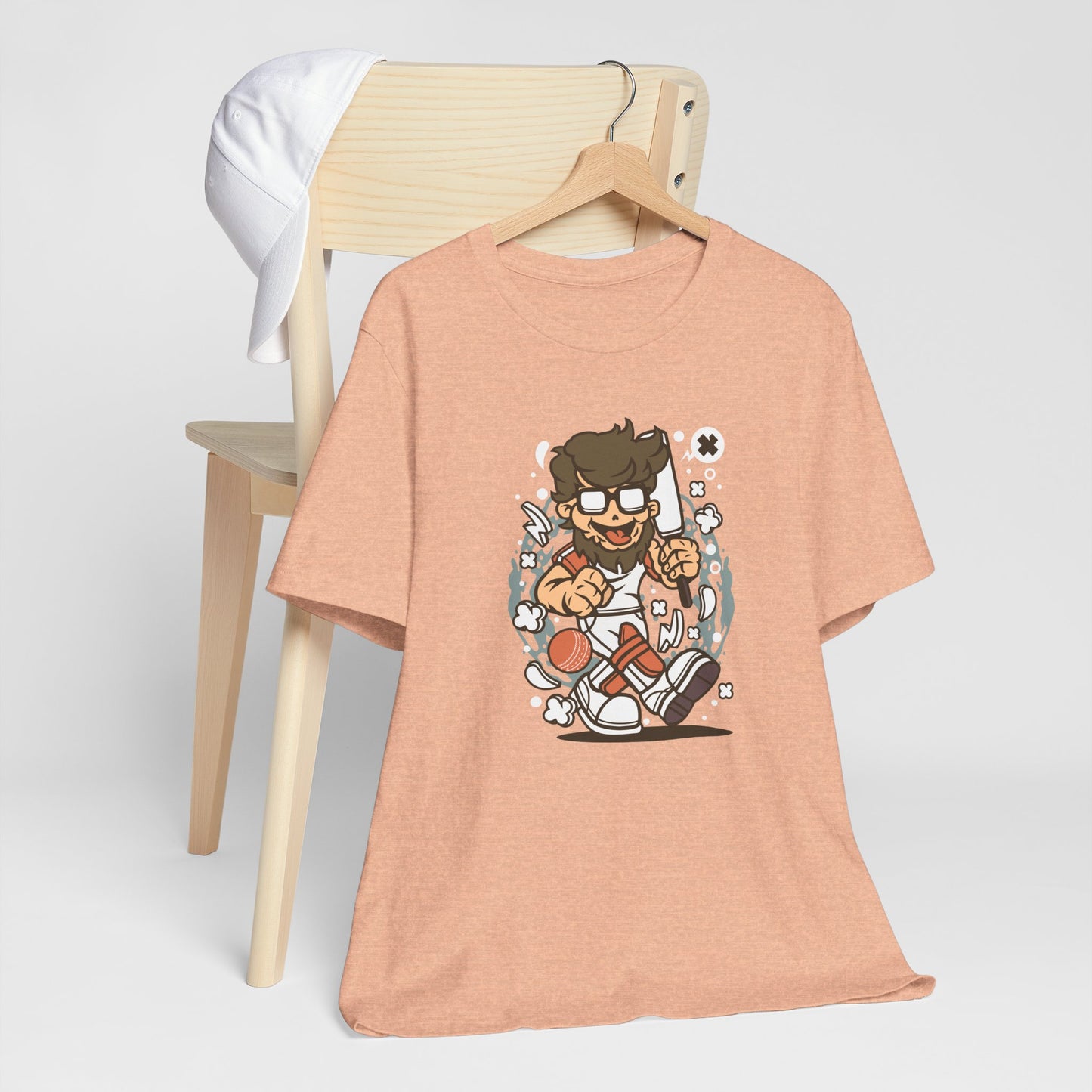 Retro Gamer Cartoon Character Tee