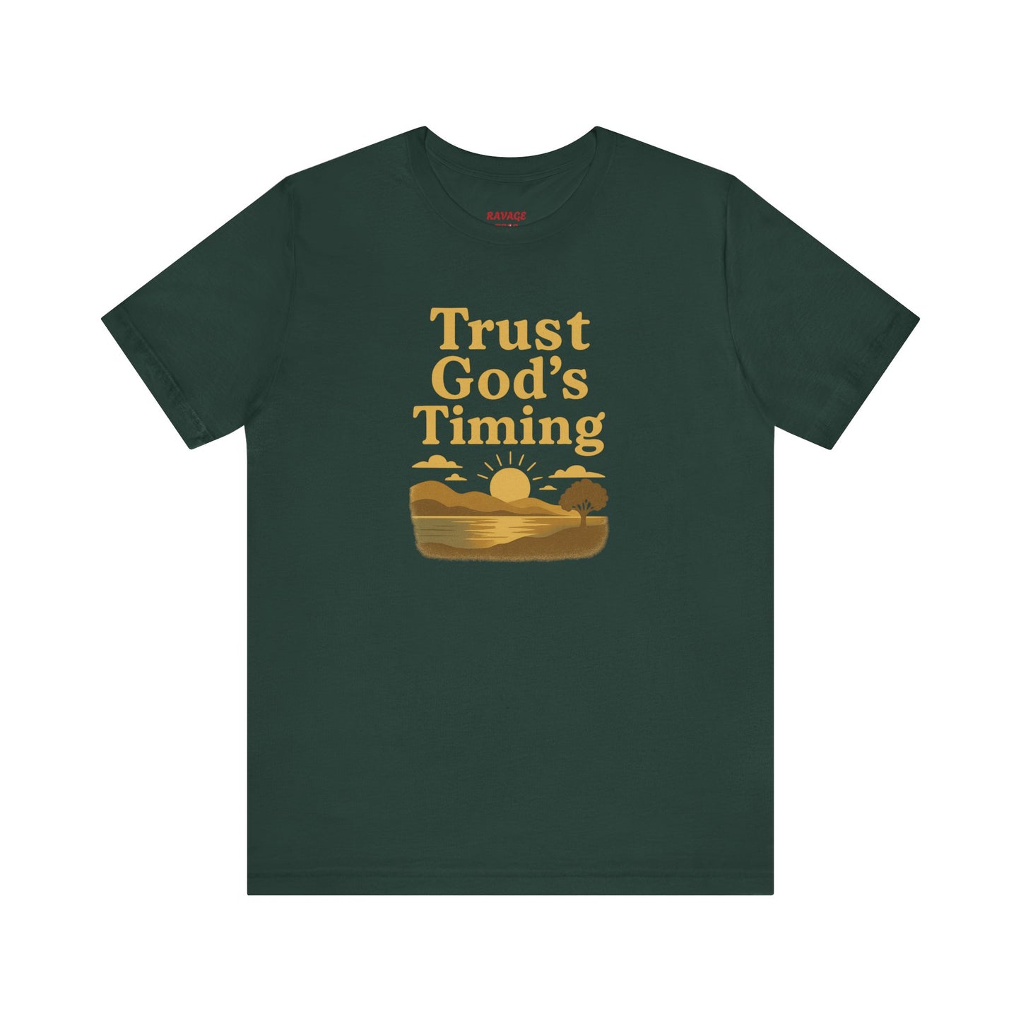 Unisex Inspirational Tee - Trust God's Timing, Relaxed Fit T-Shirt, Motivational Shirt for Everyday Wear, Plus Size Available, Gifts [...]