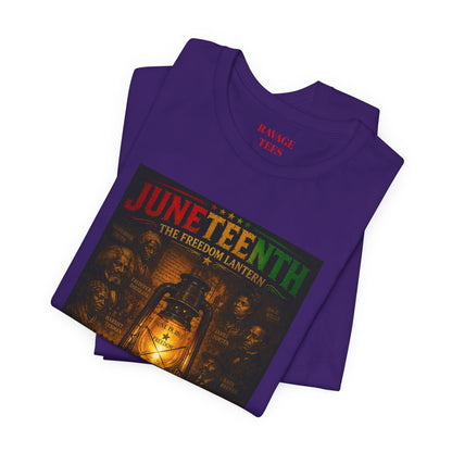 Juneteenth Lantern T-Shirt – "Light Reveals What History Tried to Hide"